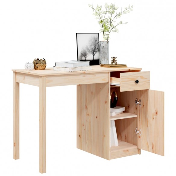 Bureau 100x50x75 cm Bois massif de pin