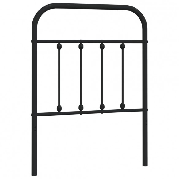 Tête de lit métal noir 75 cm