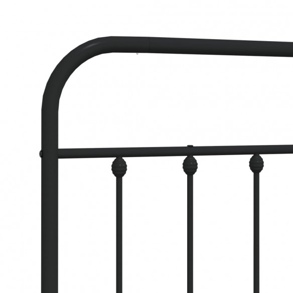 Tête de lit métal noir 75 cm