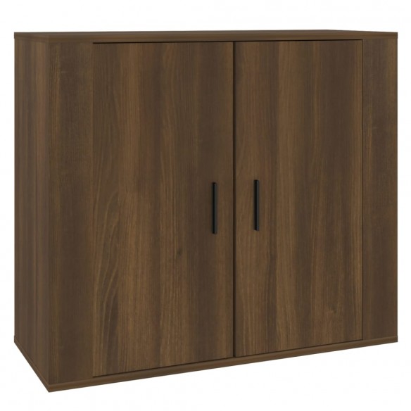 Buffet Chêne marron 80x33x70 cm Bois d'ingénierie