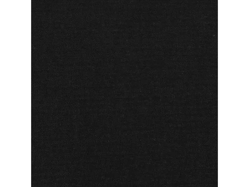 Lit Noir 140x200 cm Tissu