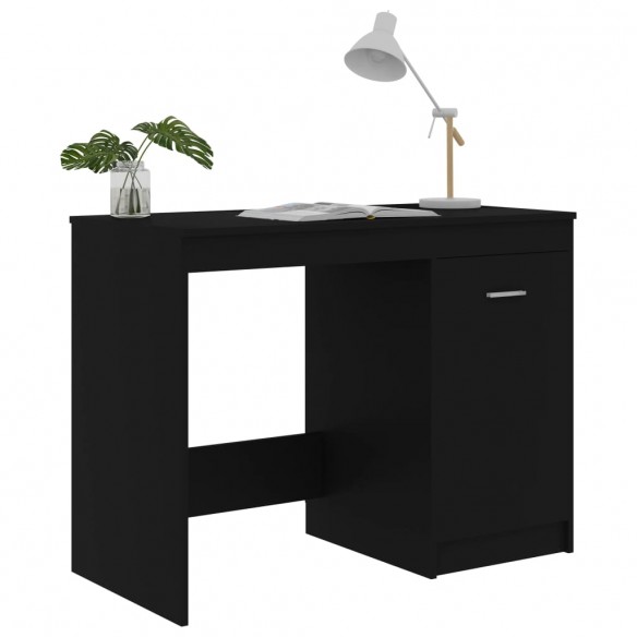 Bureau Noir 100x50x76 cm Aggloméré