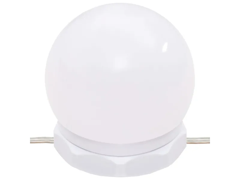 Coiffeuse avec LED Blanc 86,5x35x136 cm