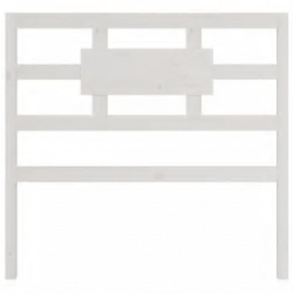 Cadre de lit Blanc Bois massif 100x200 cm