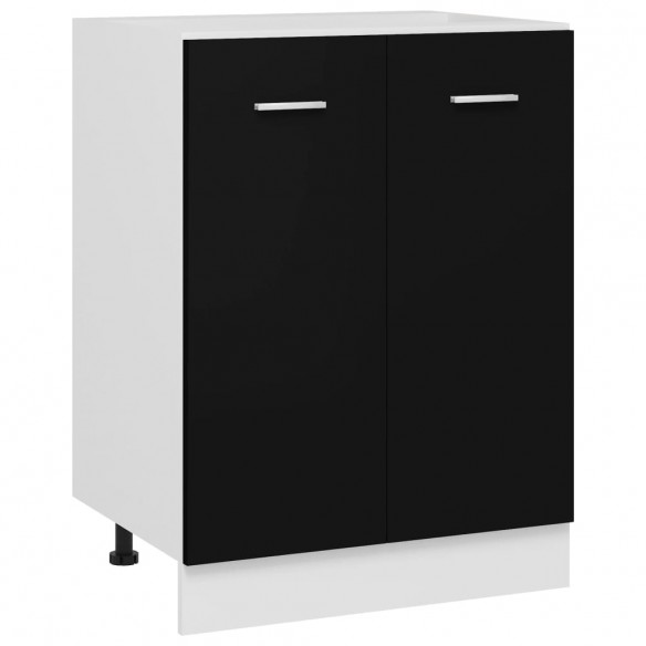 Armoire de plancher Noir 60x46x81,5 cm Aggloméré