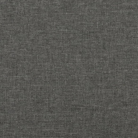 Cadre de lit Gris foncé 140 x 200 cm Tissu