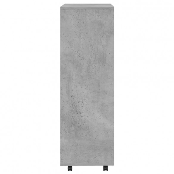 Garde-robe Gris béton 80x40x110 cm Aggloméré