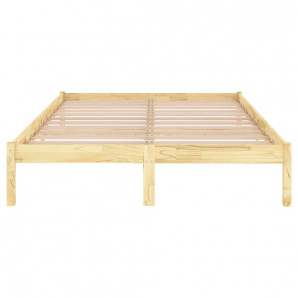 Cadre de lit bois massif 120x190 cm petit double