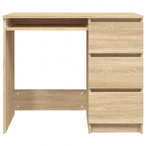 Bureau Chêne sonoma 90x45x76 cm Aggloméré