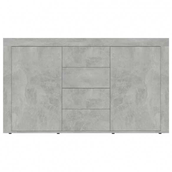 Buffet Gris béton 120x36x69 cm Aggloméré