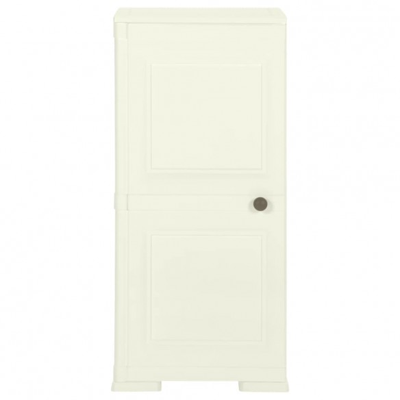 Armoire plastique 40x43x85,5 cm design bois glace à la vanille