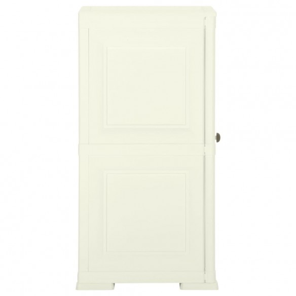 Armoire plastique 40x43x85,5 cm design bois glace à la vanille