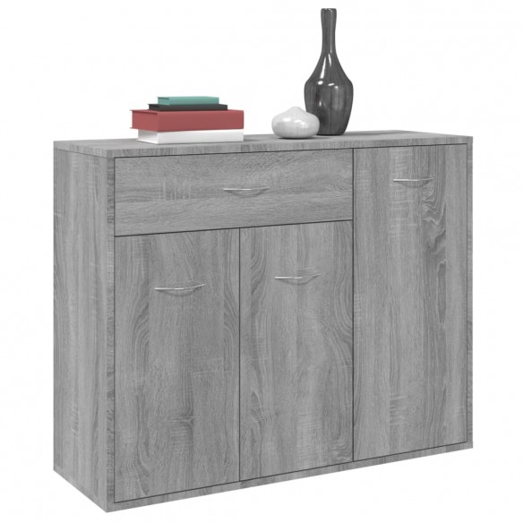 Buffet Sonoma gris 88x30x70 cm Bois d'ingénierie