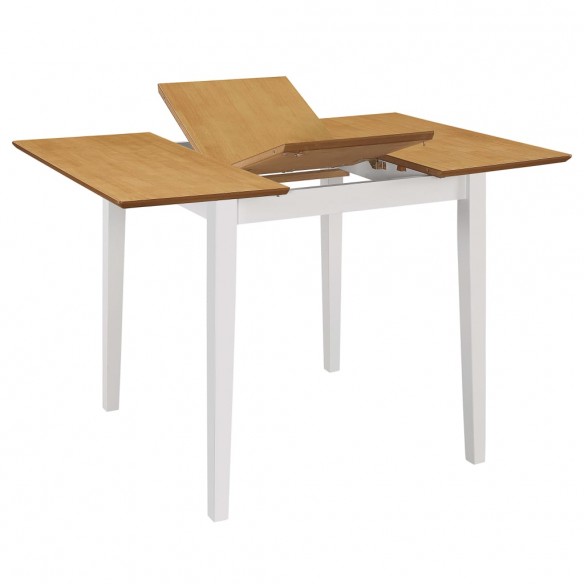 Mobilier de salle à manger 5 pcs MDF Blanc