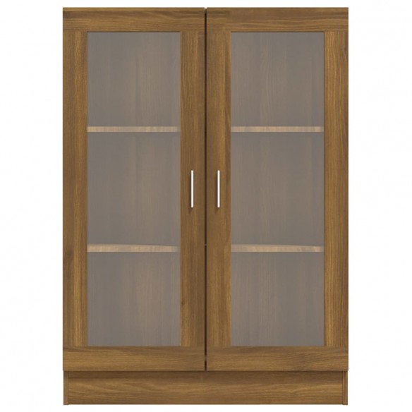 Armoire à vitrine Chêne marron 82,5x30,5x115cmBois d'ingénierie