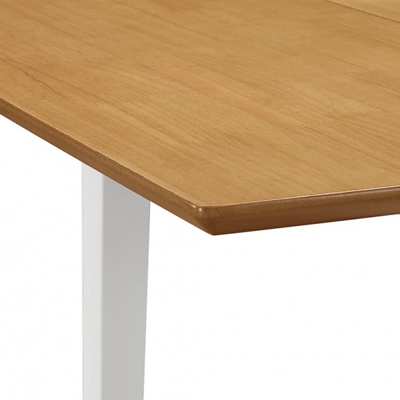 Mobilier de salle à manger 5 pcs MDF Blanc