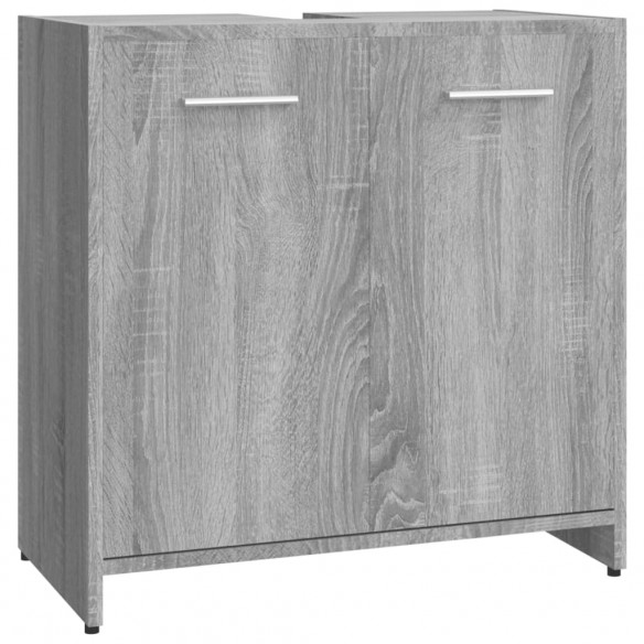 Armoire de bain Sonoma gris 60x33x60 cm Bois d'ingénierie