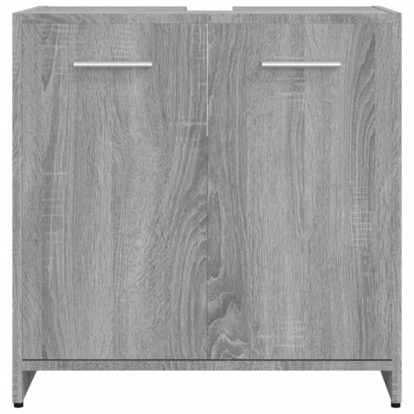 Armoire de bain Sonoma gris 60x33x60 cm Bois d'ingénierie