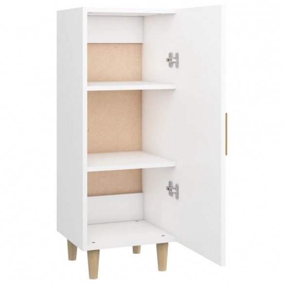 Buffet Blanc 34,5x34x90 cm Bois d'ingénierie