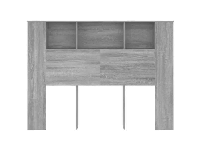 Armoire de tête de lit Sonoma gris 140x18,5x104,5 cm