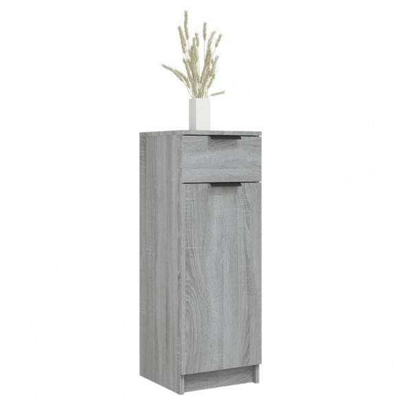 Armoire de bain Sonoma gris 32x34x90 cm Bois d'ingénierie