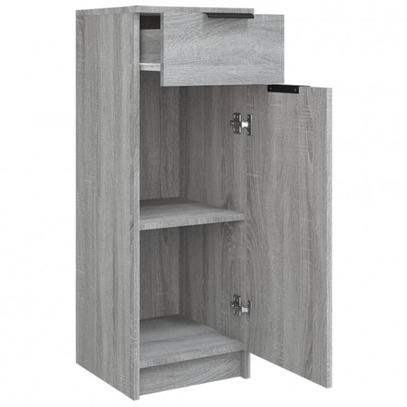 Armoire de bain Sonoma gris 32x34x90 cm Bois d'ingénierie