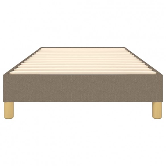 Cadre de lit Taupe 80x200 cm Tissu