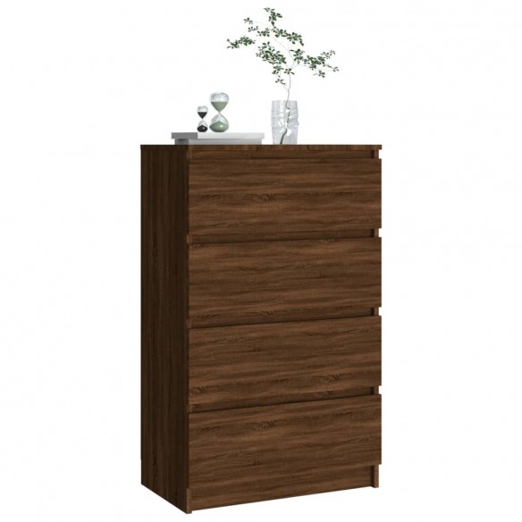 Buffet Chêne marron 60x35x98,5 cm Bois d'ingénierie