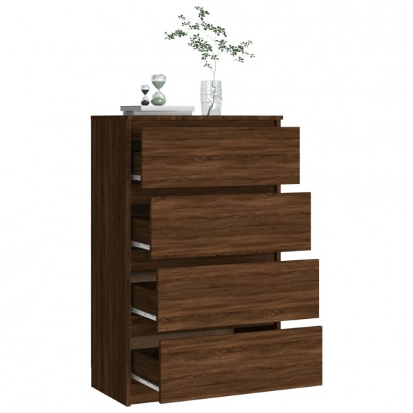 Buffet Chêne marron 60x35x98,5 cm Bois d'ingénierie