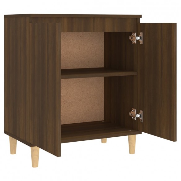 Buffet Chêne marron 60x35x70 cm Bois d'ingénierie