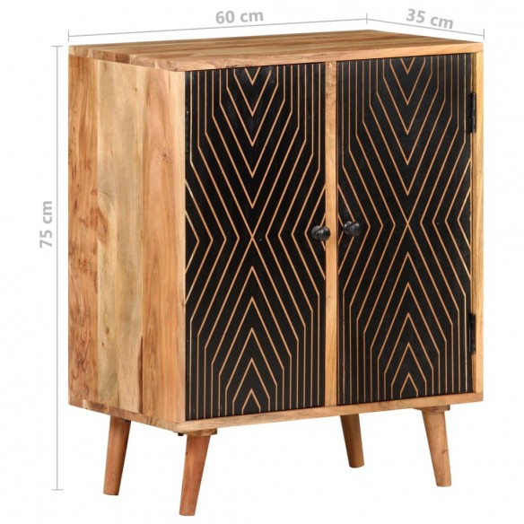 Buffet 60x35x75 cm Bois d'acacia massif