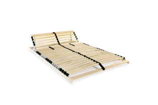 Sommier à lattes avec 28 lattes 7 zones 140 x 200 cm