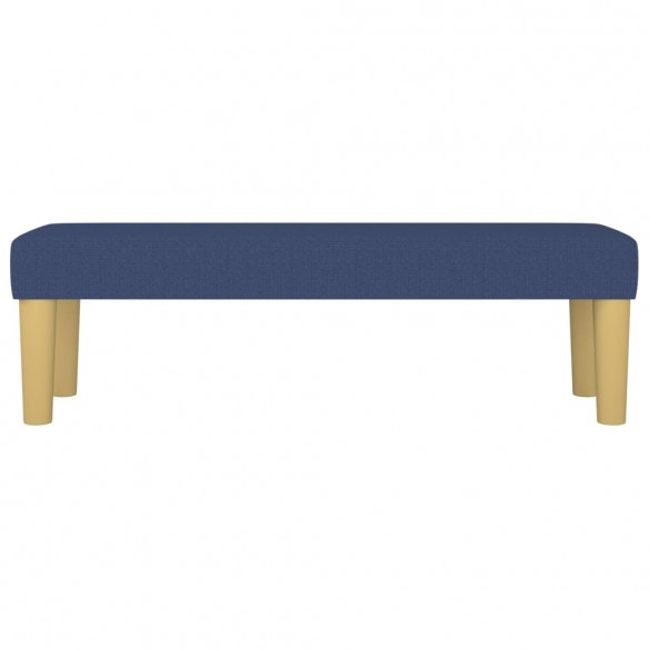 Banc Bleu 100x30x30 cm Tissu