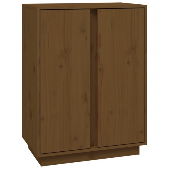 Buffet Marron miel 60x35x80 cm Bois massif de pin