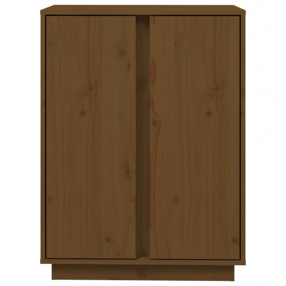 Buffet Marron miel 60x35x80 cm Bois massif de pin