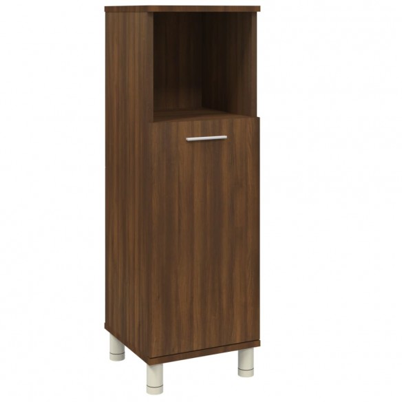 Armoire de bain Chêne marron 30x30x95 cm Bois d'ingénierie