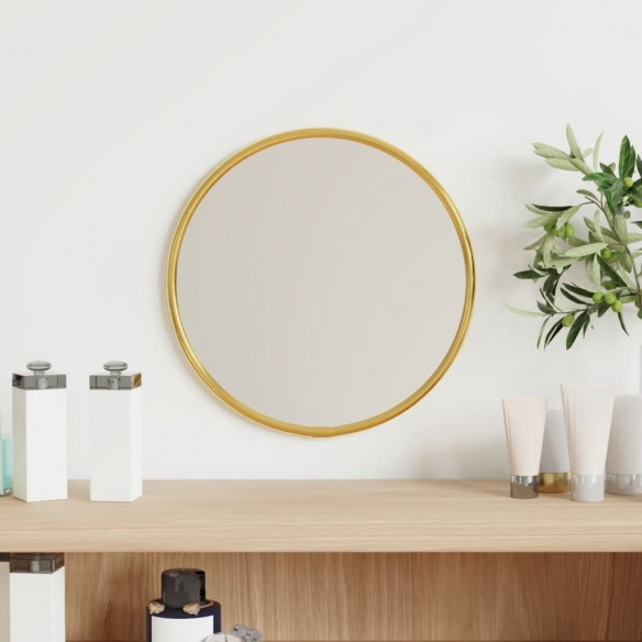 Miroir mural Doré Ø 20 cm Rond