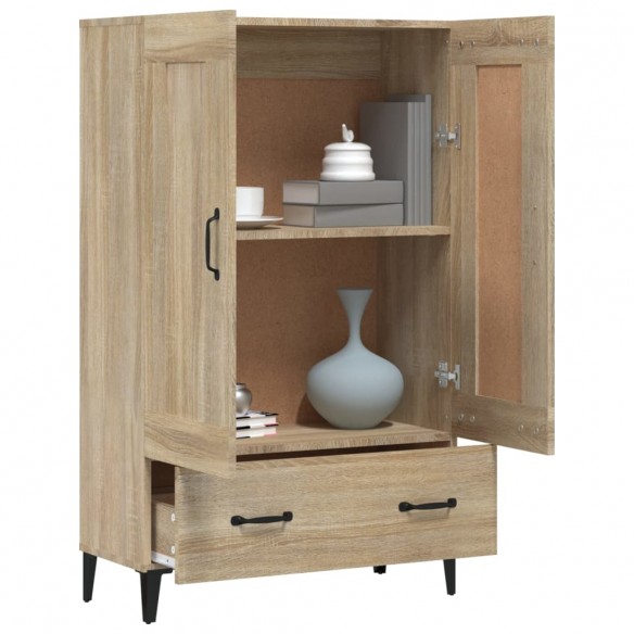 Buffet haut Chêne sonoma 70x31x115 cm Bois d'ingénierie