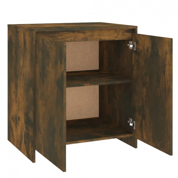 Buffet Chêne fumé 70x41x75 cm Bois d'ingénierie