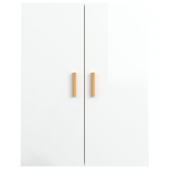 Armoire murale suspendue Blanc brillant 69,5x34x90 cm