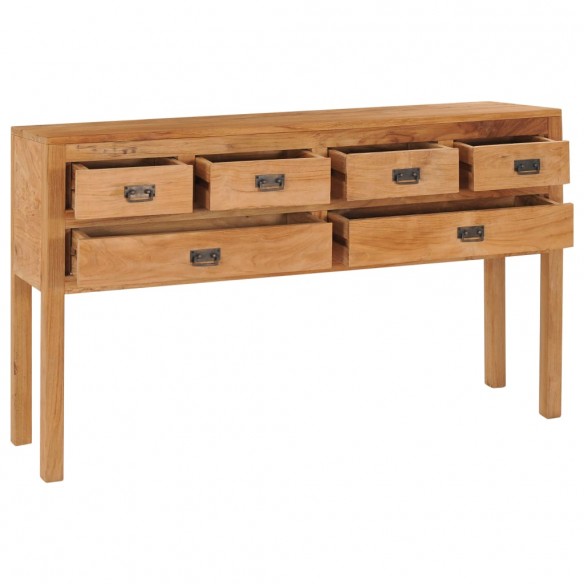 Buffet 125x30x75 cm bois de teck massif