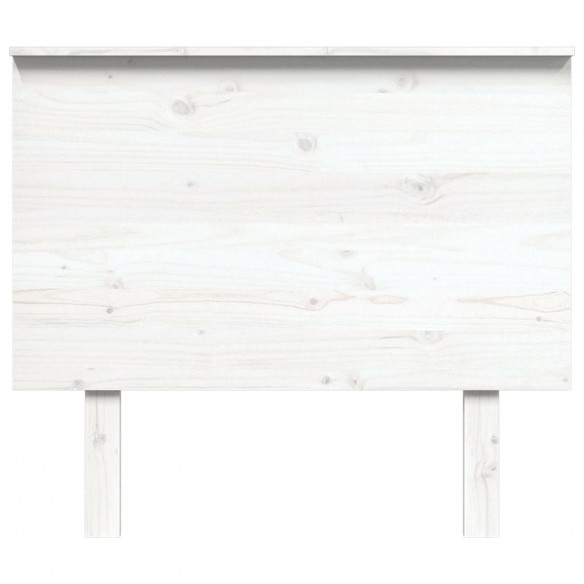 Tête de lit Blanc 94x6x82,5 cm Bois massif de pin