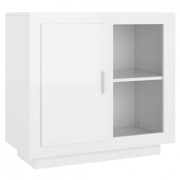 Buffet Blanc brillant 80x40x75 cm