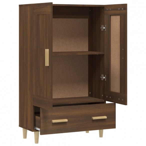 Buffet Chêne marron 70x31x115 cm Bois d'ingénierie