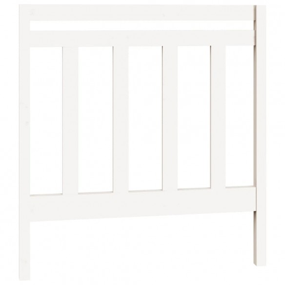 Lit coulissant Blanc 2x(90x200) cm Bois de pin massif