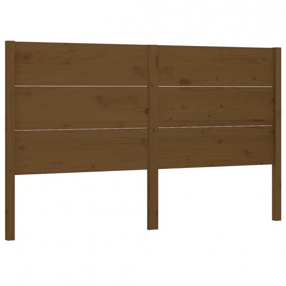 Tête de lit Marron miel 146x4x100 cm Bois massif de pin