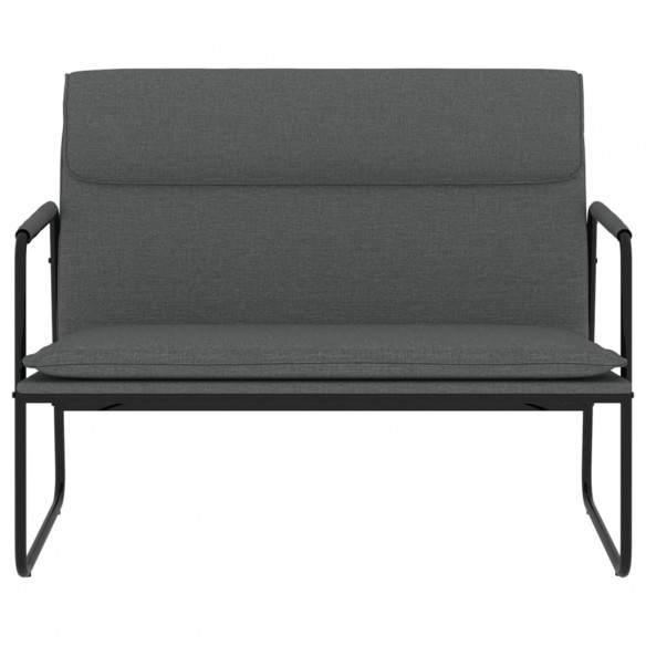 Banc Gris foncé 100x64x80 cm Tissu