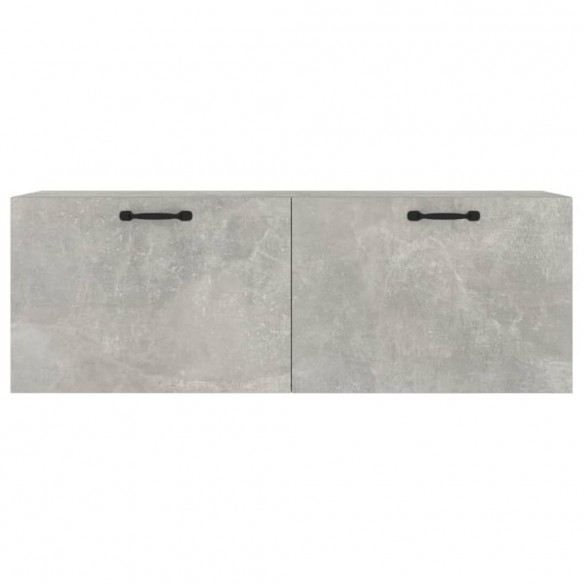 Armoire murale Gris béton 100x36,5x35 cm Bois d'ingénierie