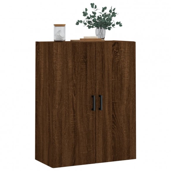 Armoire murale chêne marron 69,5x34x90 cm