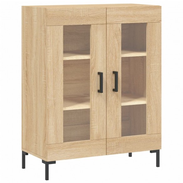 Buffet haut Chêne sonoma 69,5x34x180 cm Bois d'ingénierie